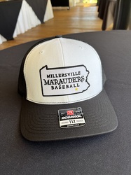 'Ville Baseball Black and White Trucker Hat